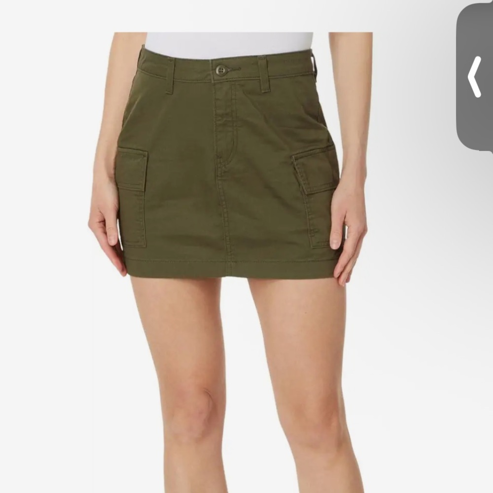 Levi's Olive Green Mini Skirt